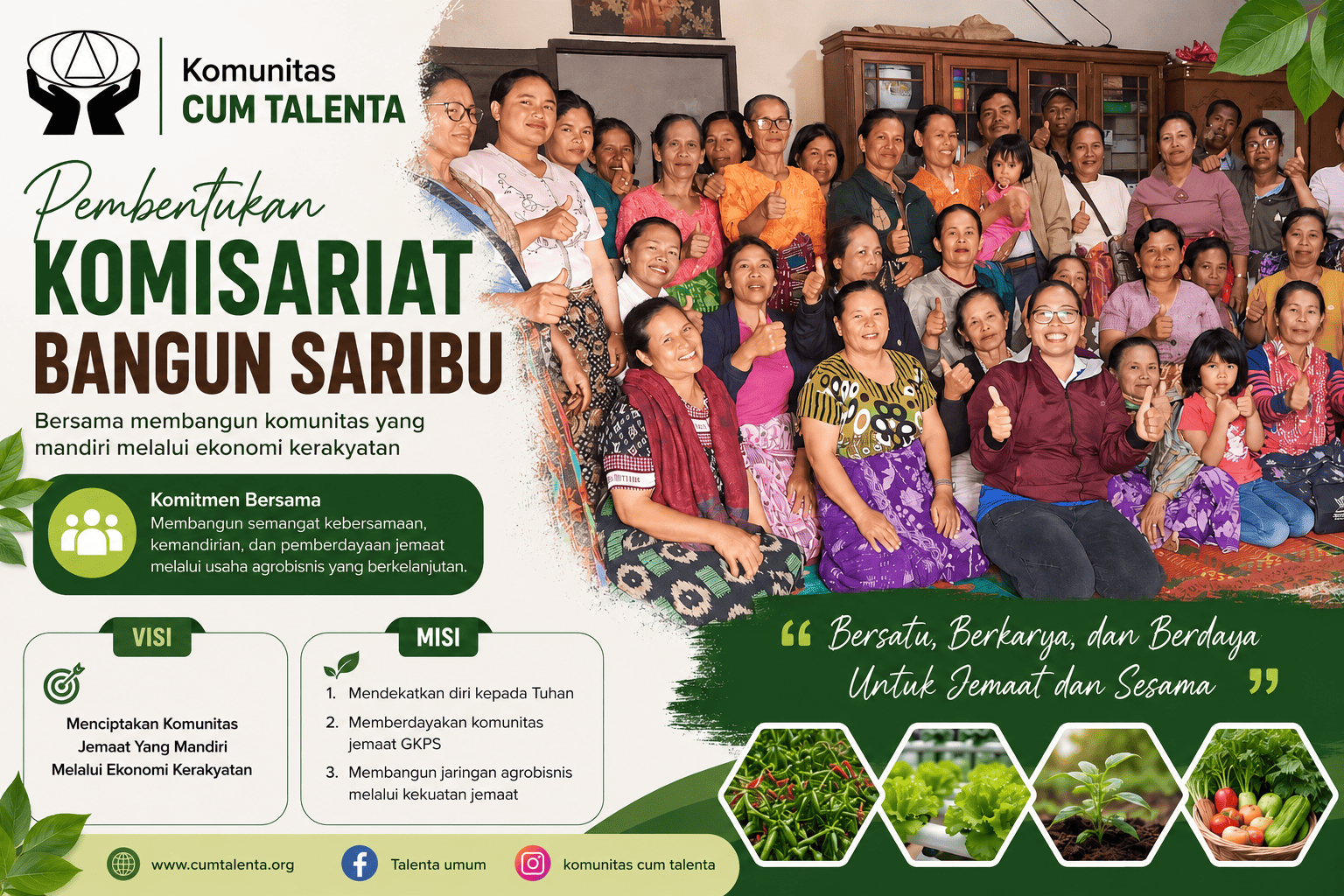Pembentukan Komisariat Bangun Saribu